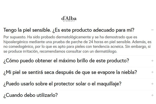 D ALBA White Truffle First Spray Serum 100mL dAlba SERUM TRUFA BLANCA