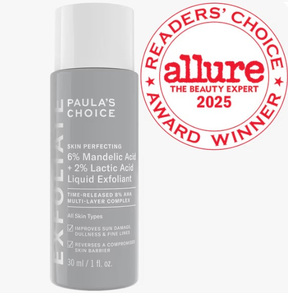 PAULA'S CHOICE 6% Mandelic Acid + 2% Lactic Acid Liquid Exfoliant 30mL
