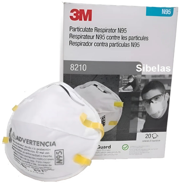 3M Respirador 3M N95 20 unidades Mascarilla 8210