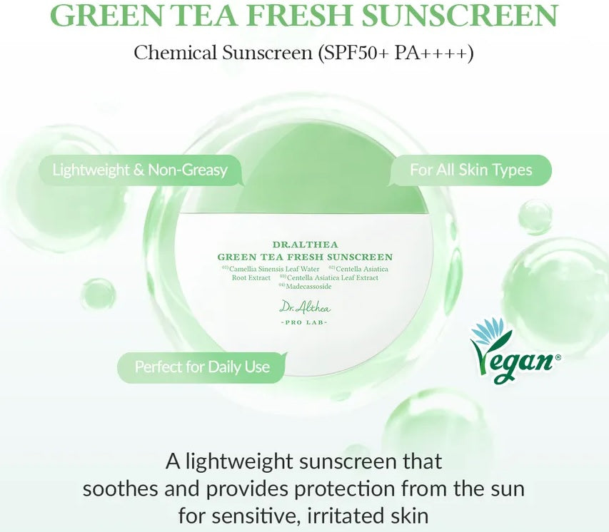 DR Althea Protector Solar Green Tea Fresh Sunscreen DRALTHEA